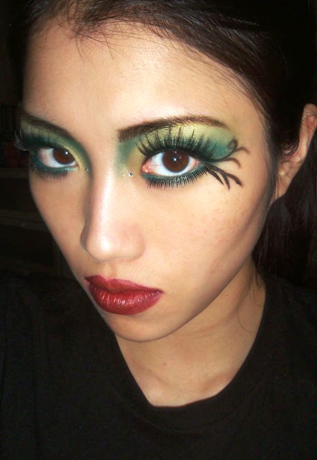 green-fairy-halloween-makeup