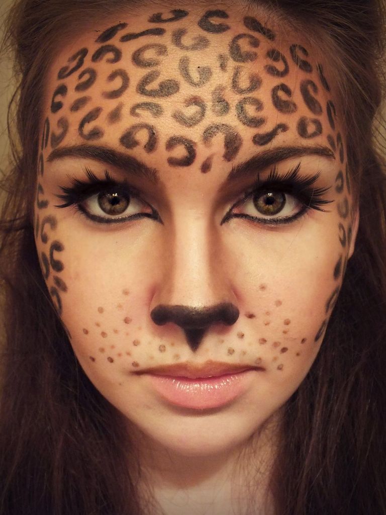leopard makeup ideas