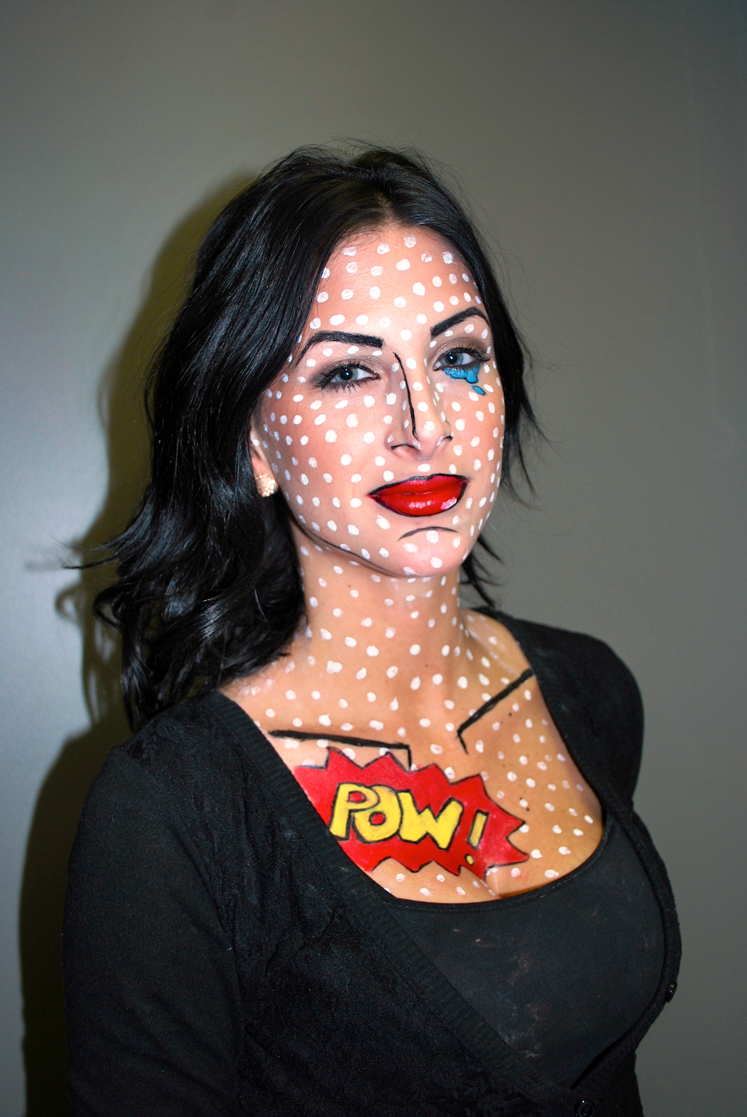 25 Popart Halloween Makeup for Women Flawssy