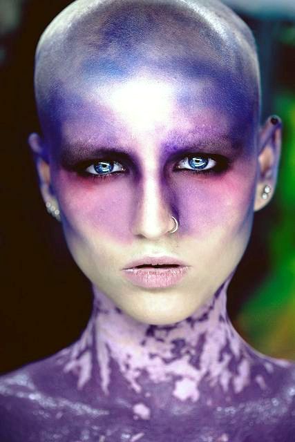 purple queen makeup for halloween