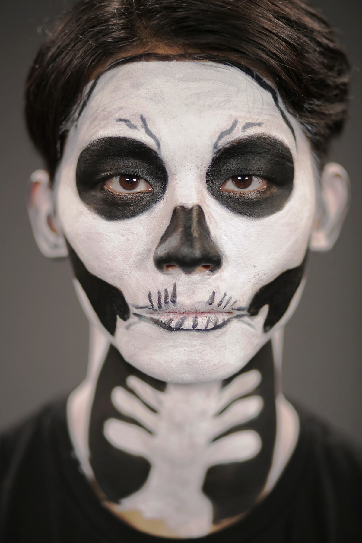 skeleton face makeup ideas