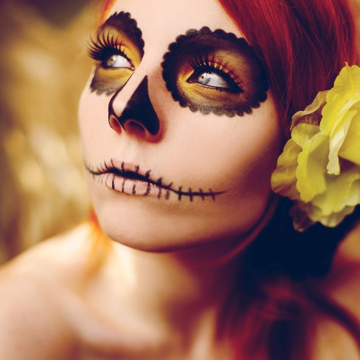 sugar skull makeup for halloween