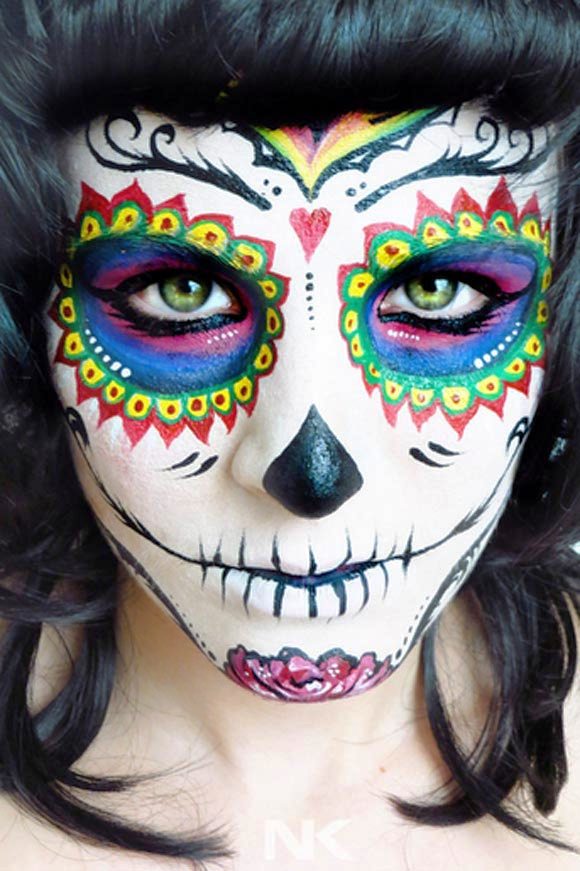 sugar skull makeup ideas women