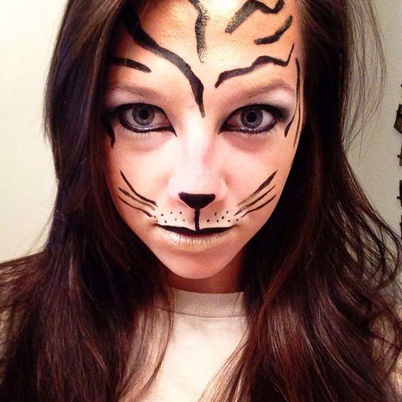 tiger Halloween makeup