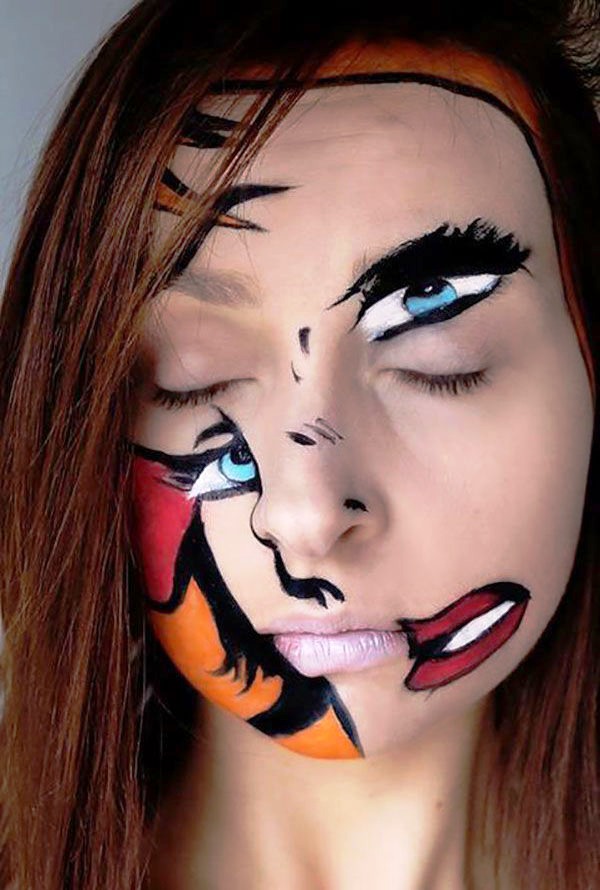 twisted face makeup ideas