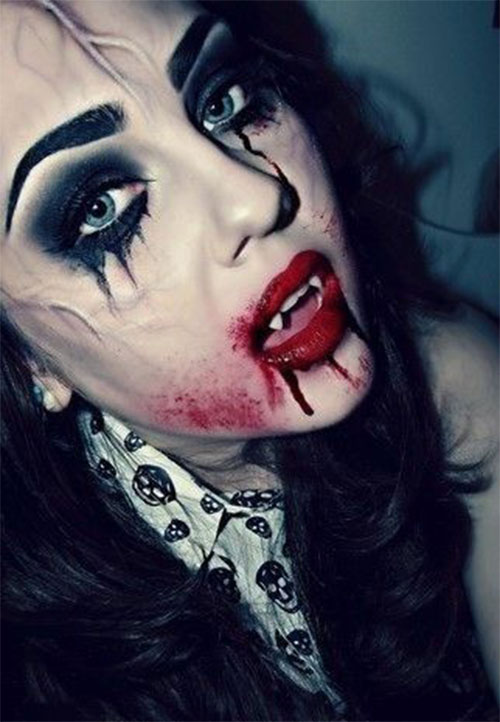 vampire makeup for girls