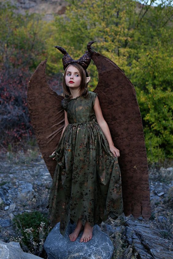 young maleficent costume