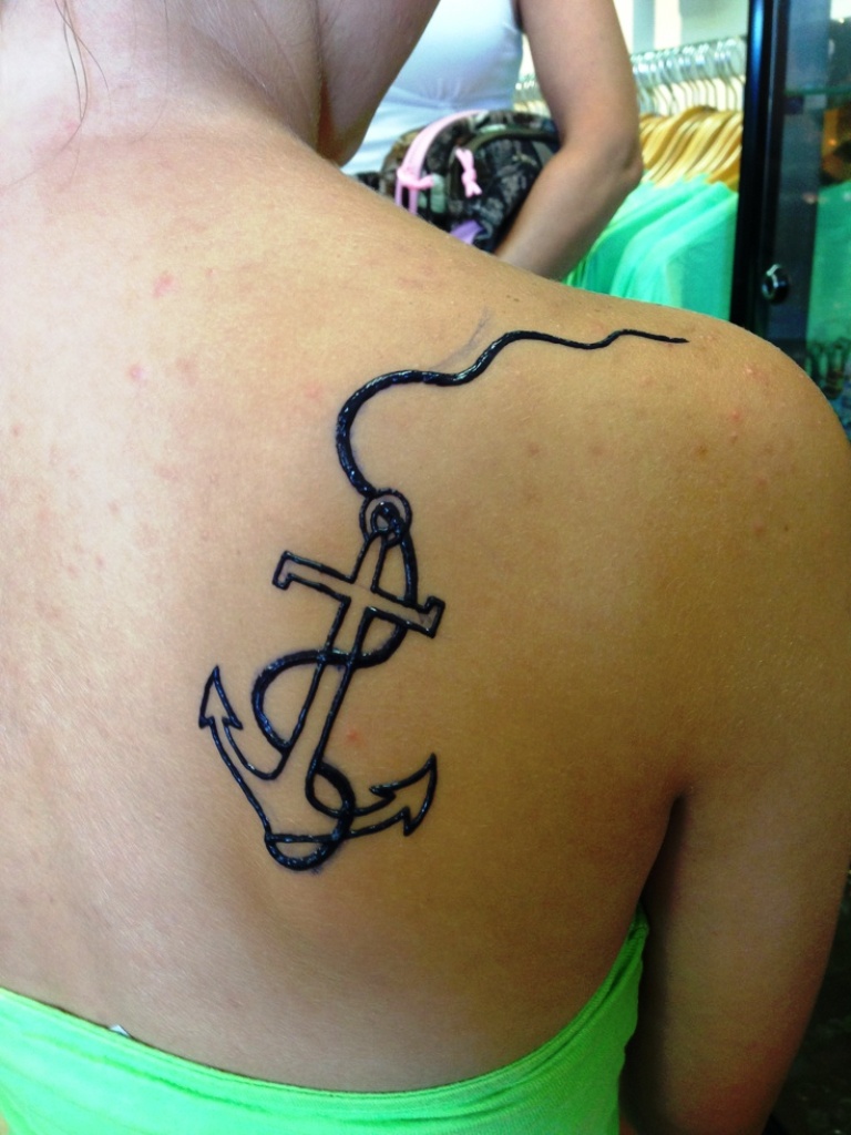 Anchor Tattoo On Shoulder