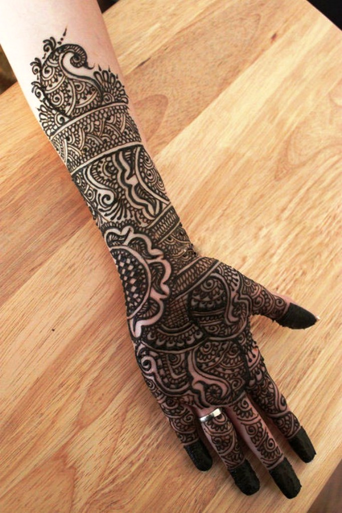 Bridal Full Hand Mehndi Designs