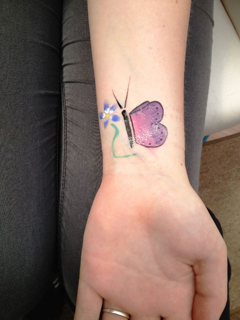 Butterfly Tattoos On Wrist..