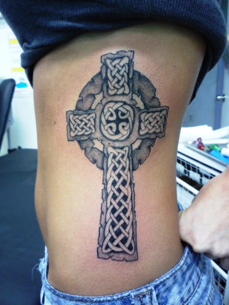Celtic Cross Tattoos Women.