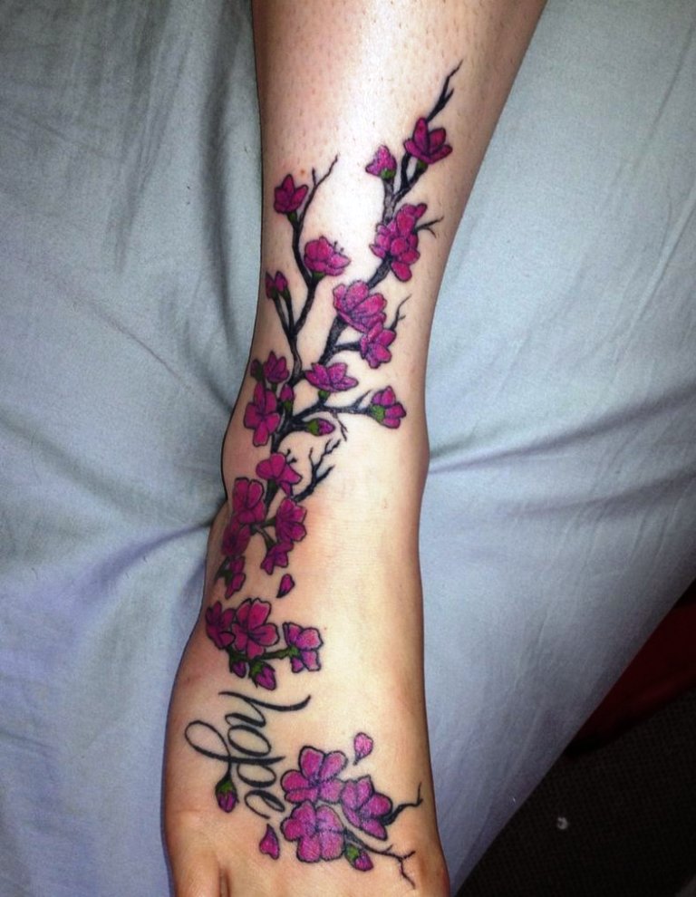 Cherry Blossom Tattoo Hope