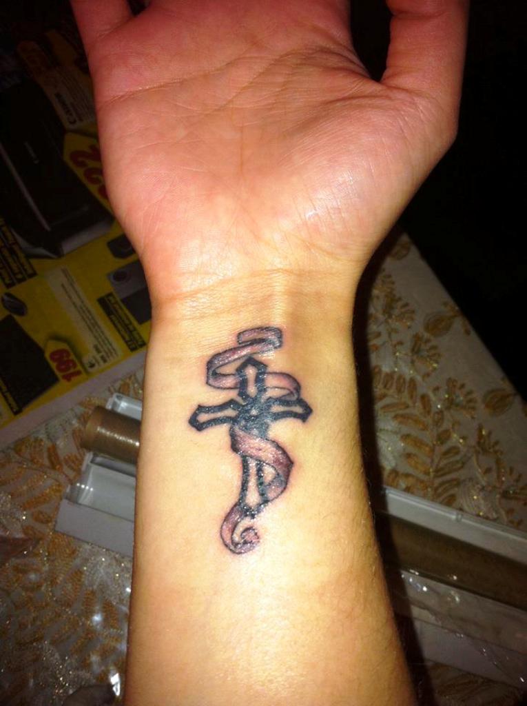 Christian Cross Tattoos On Wrist