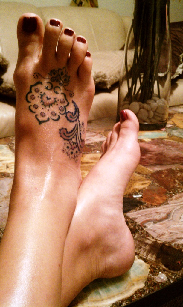 Cute Foot Tattoos for Girls