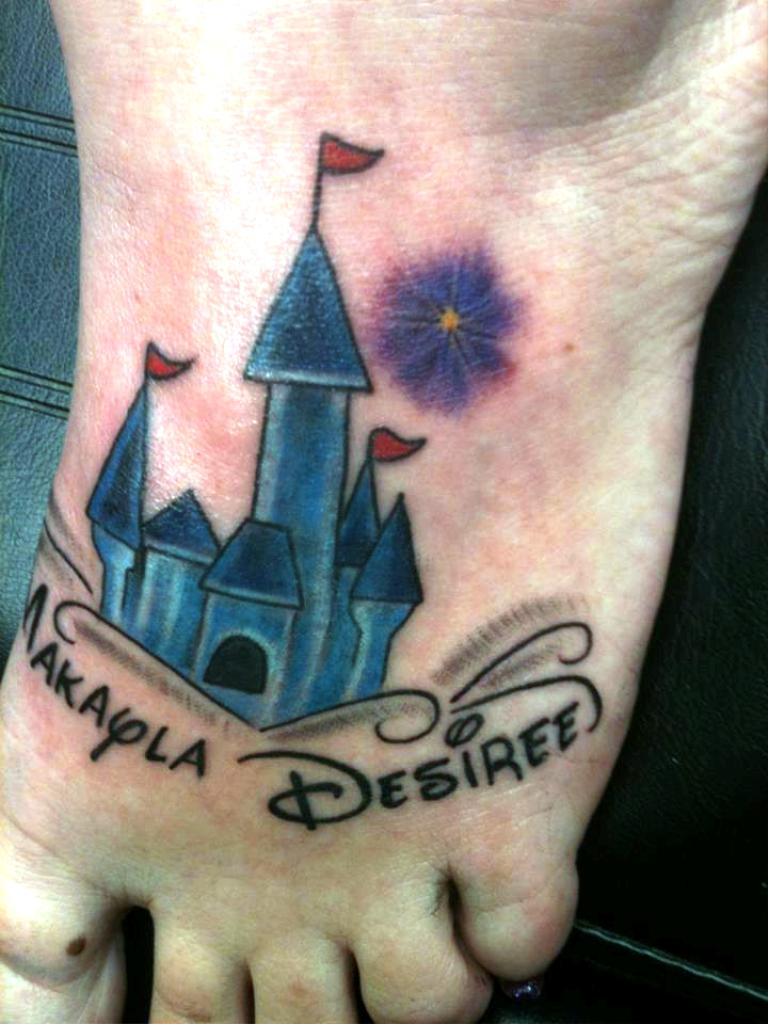Disney Castle Tattoos Designs