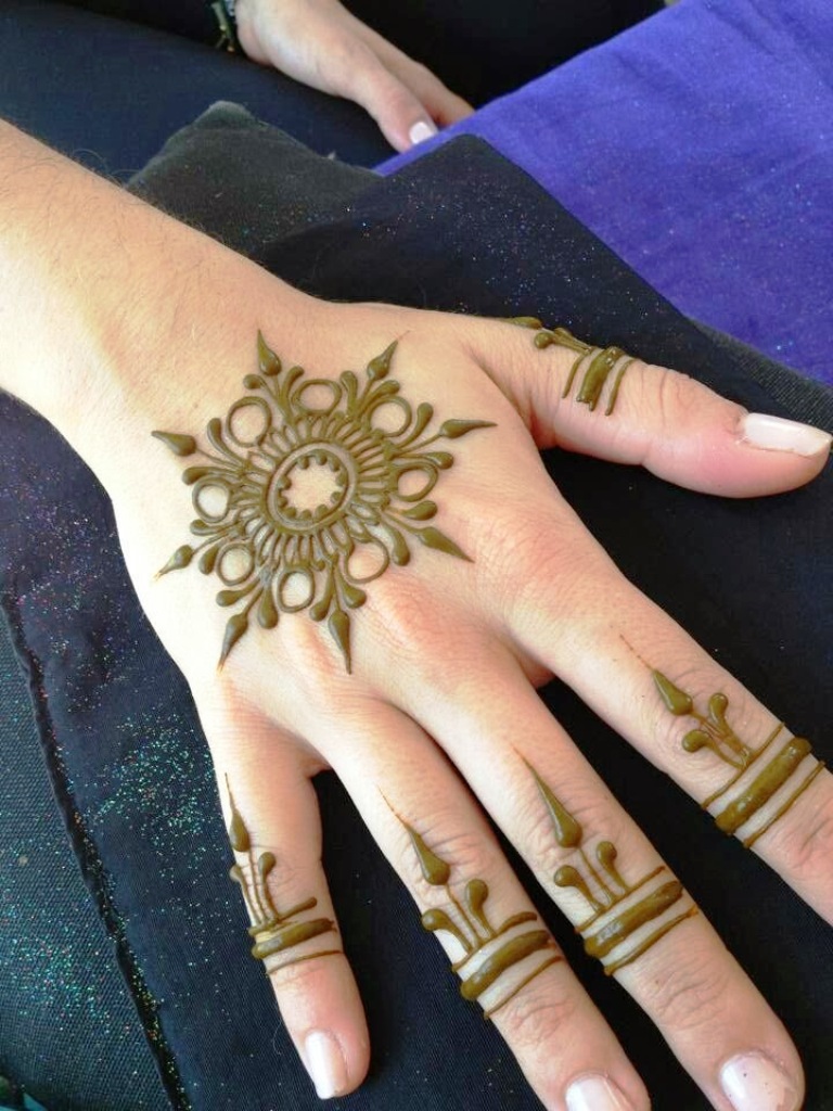 Easy Hand Henna Mehndi Designs