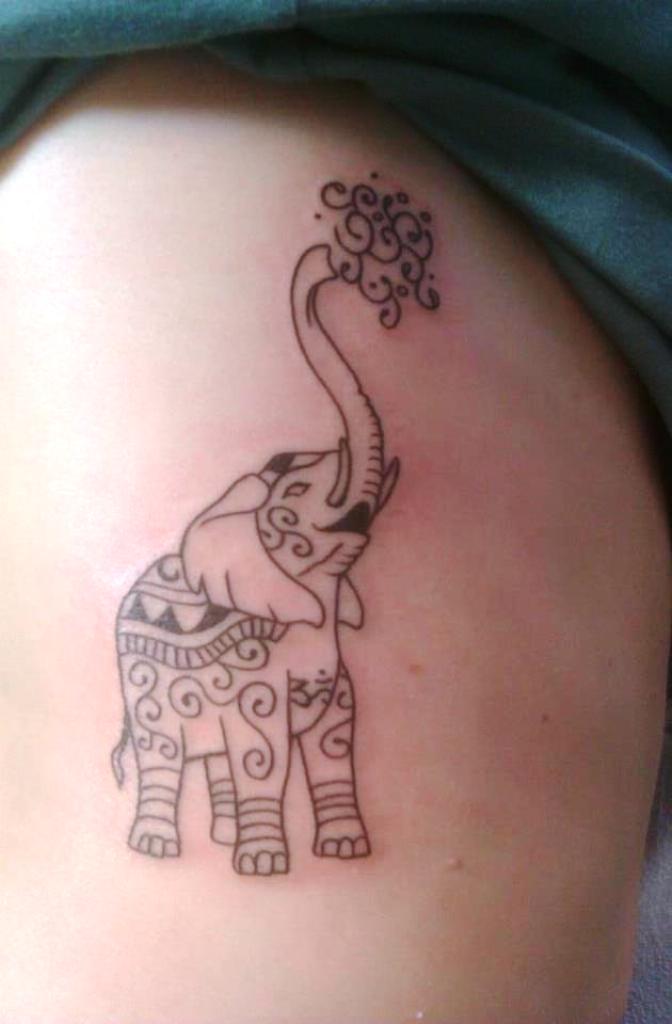Elephant Tattoo Designs for Women