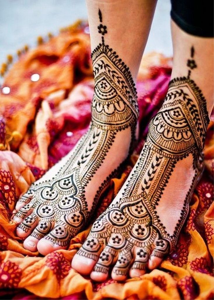 Feets Mehndi Designs Bridal