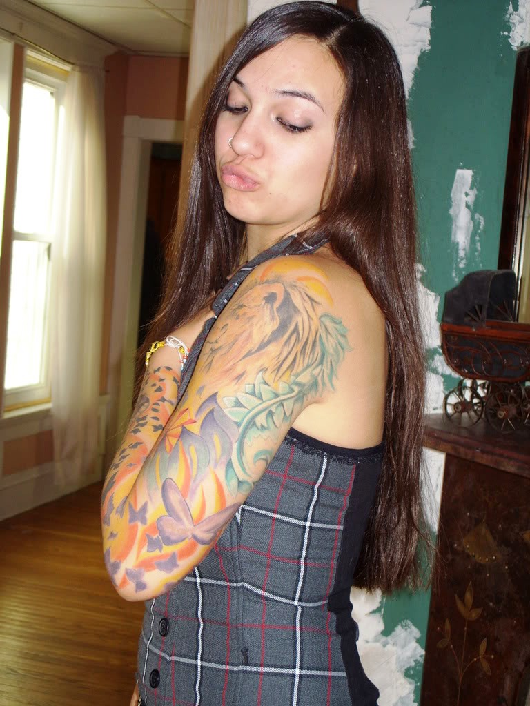 Flower Tattoos On Shoulder for Women