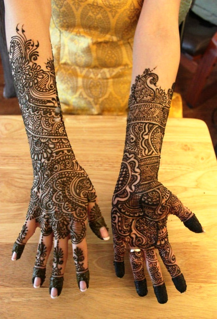 Full Bridal Mehndi Designs for Hands