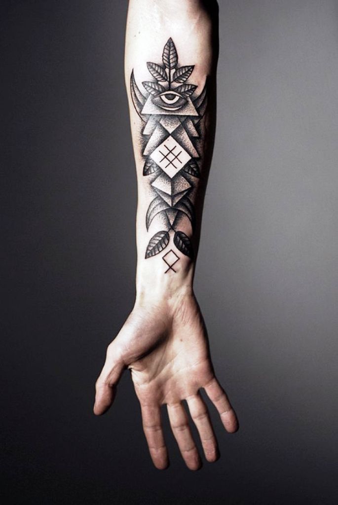 Geometric Forearm Tattoo