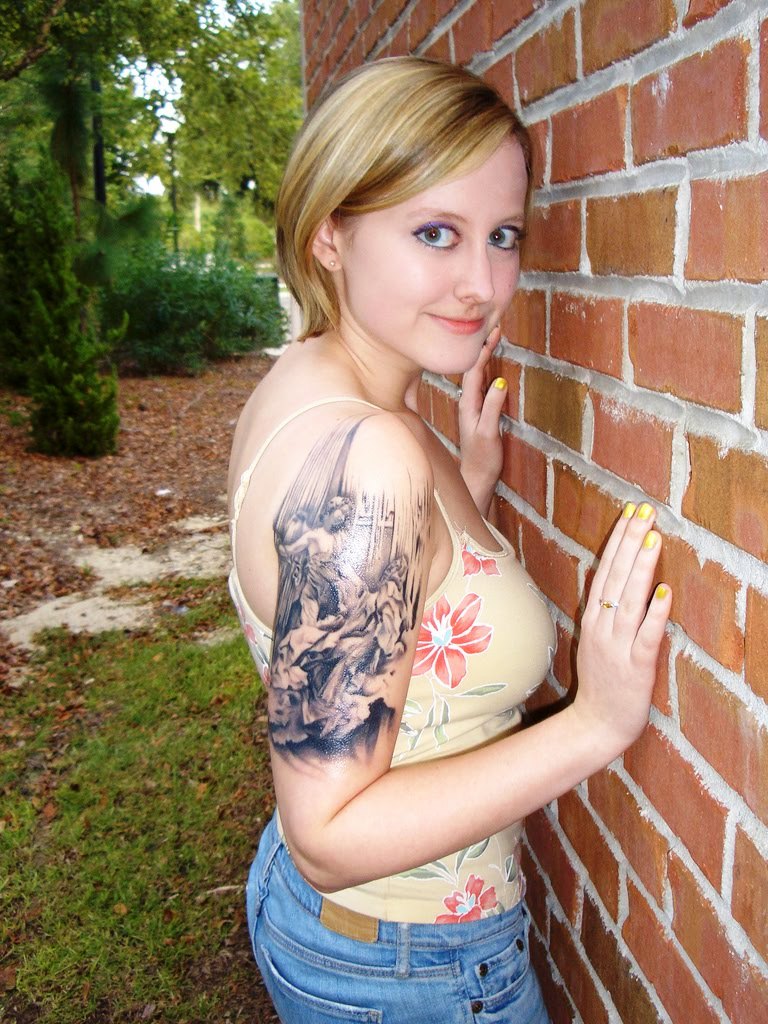 Girl Arm Tattoo Designs