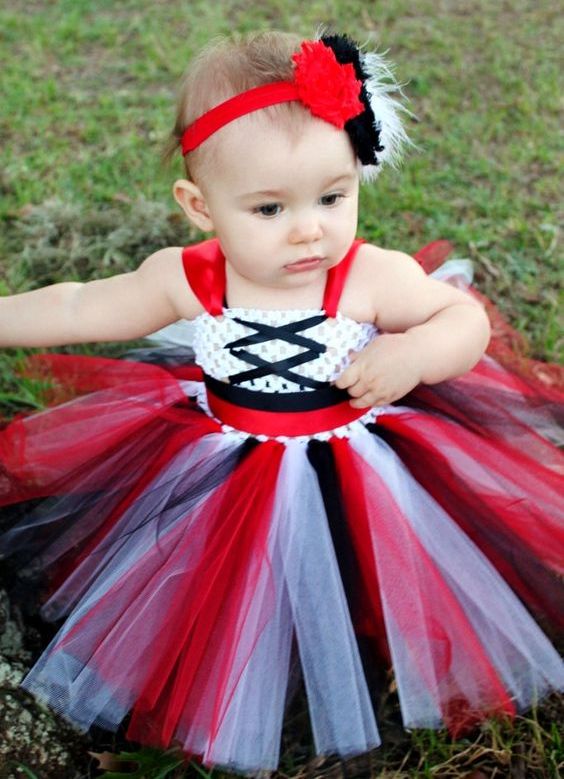 Girls Pirate Tutu Toddler Halloween Costume