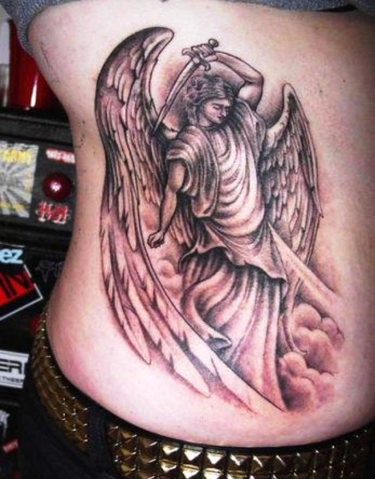 Guardian Angel Tattoo Designs for Women