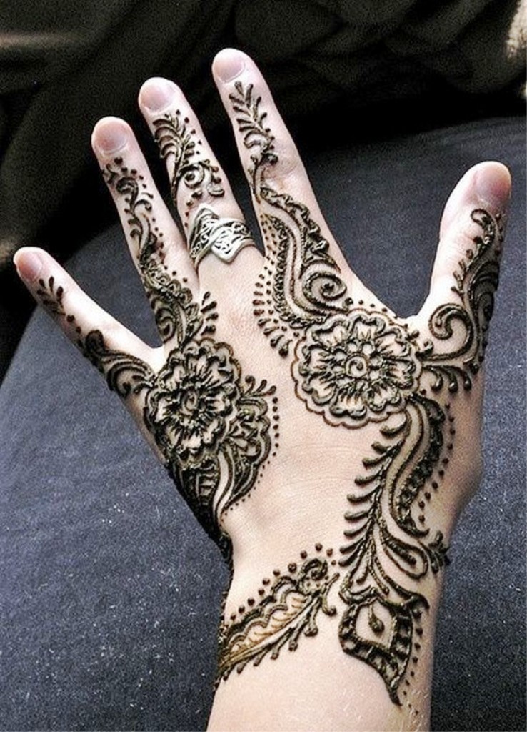 Hand Henna Mehndi Design