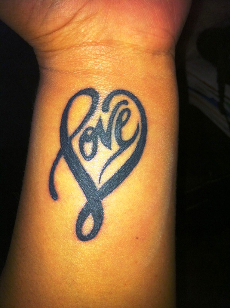 Heart Tattoo On Wrist