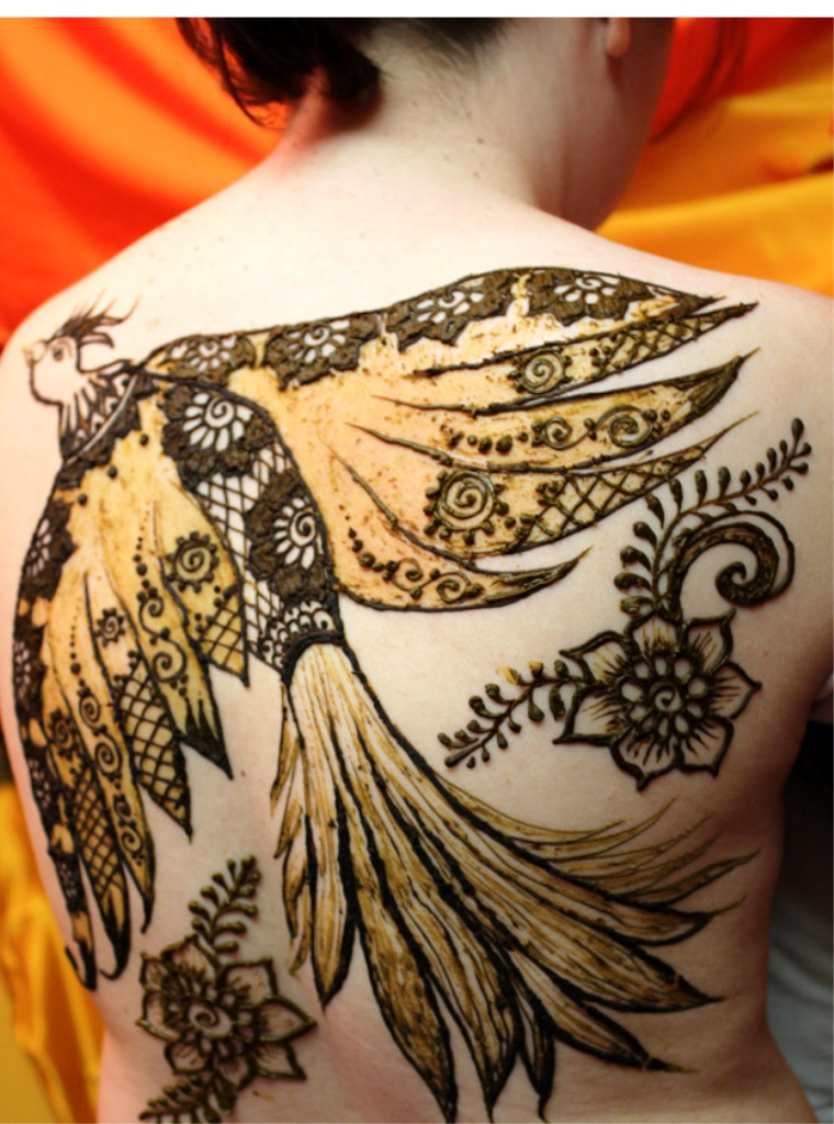 Henna Bird Tattoo Designs