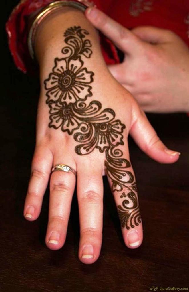 Henna Flower Designs