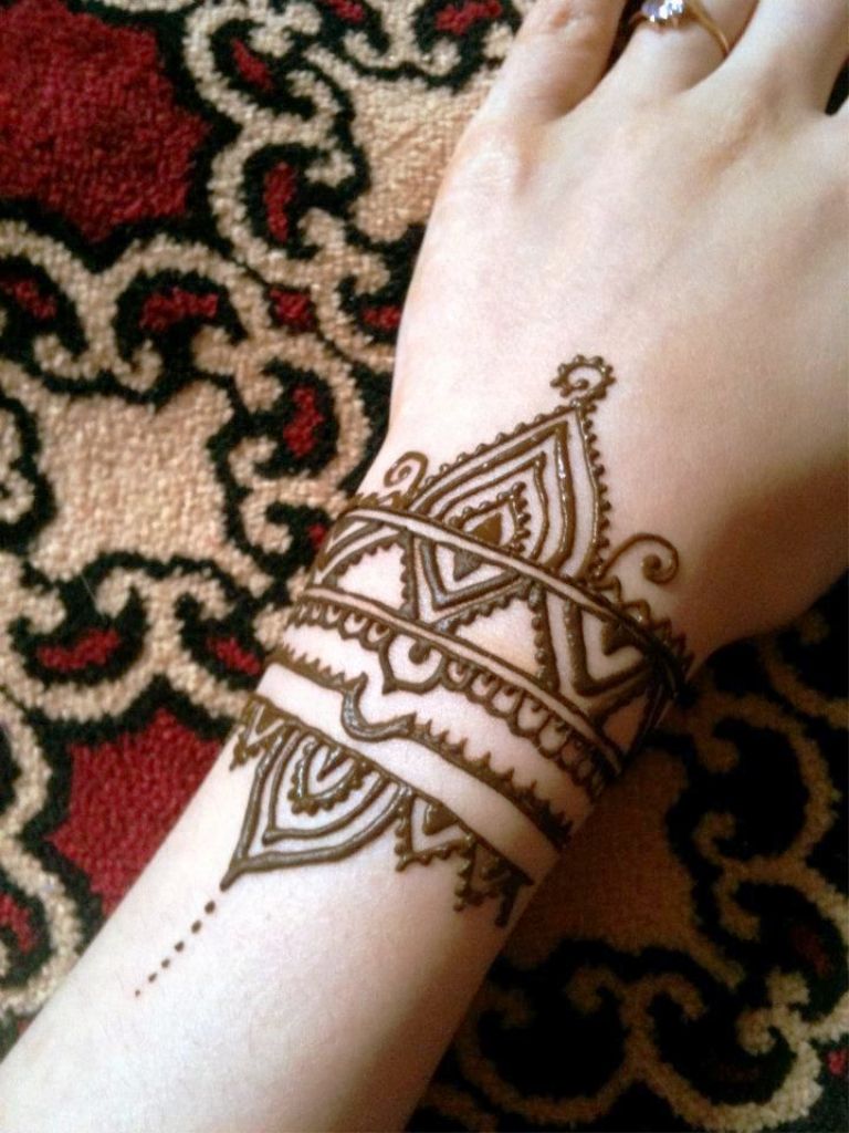 Henna Style Tattoo Wrist