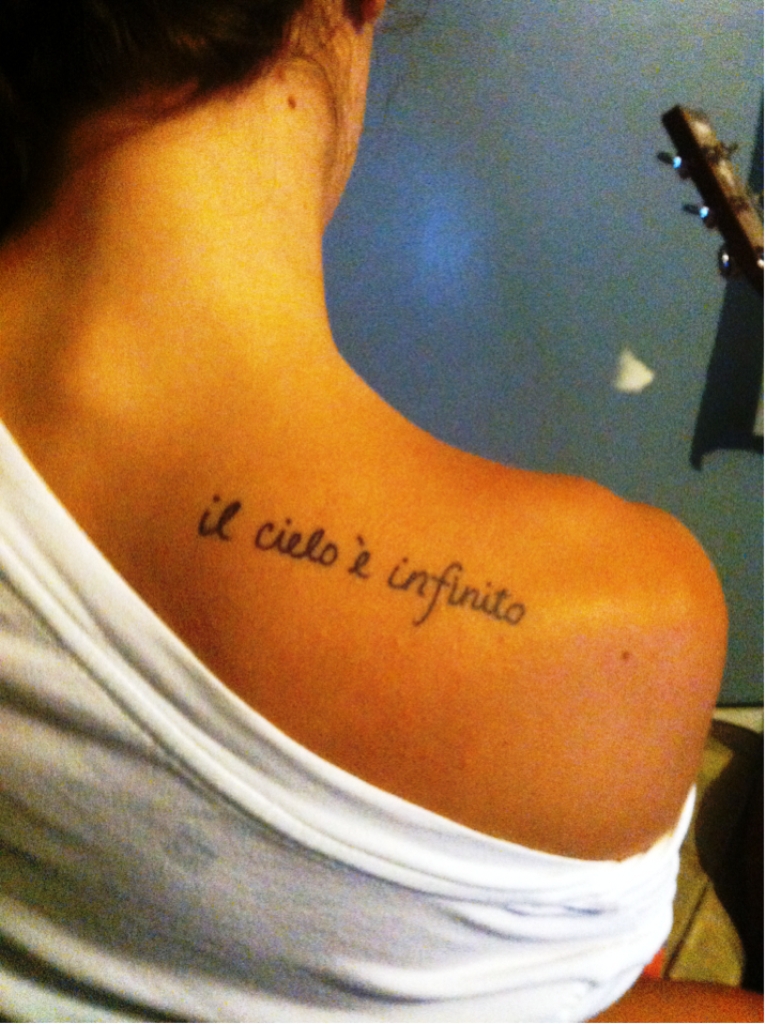 Italian Quotes Tattoos for Girls