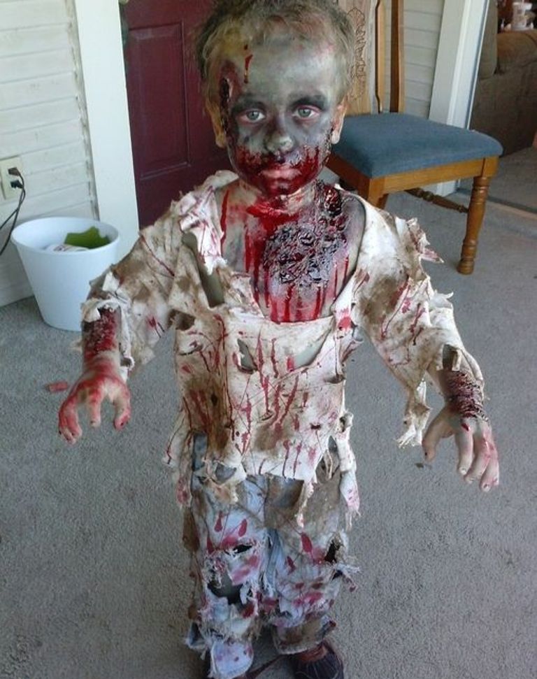 Kid zombie makeup