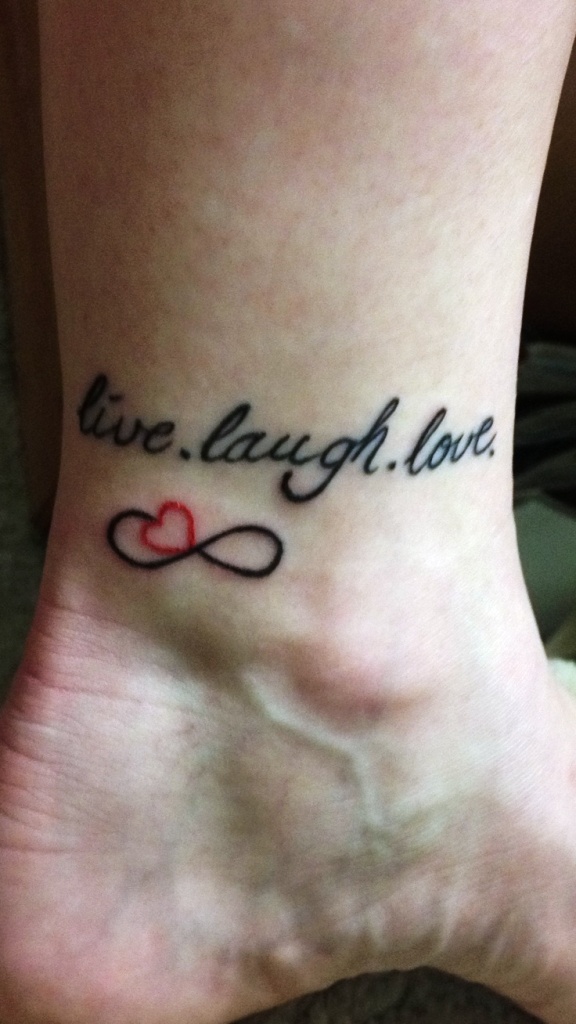 Love Infinity Tattoo with Name