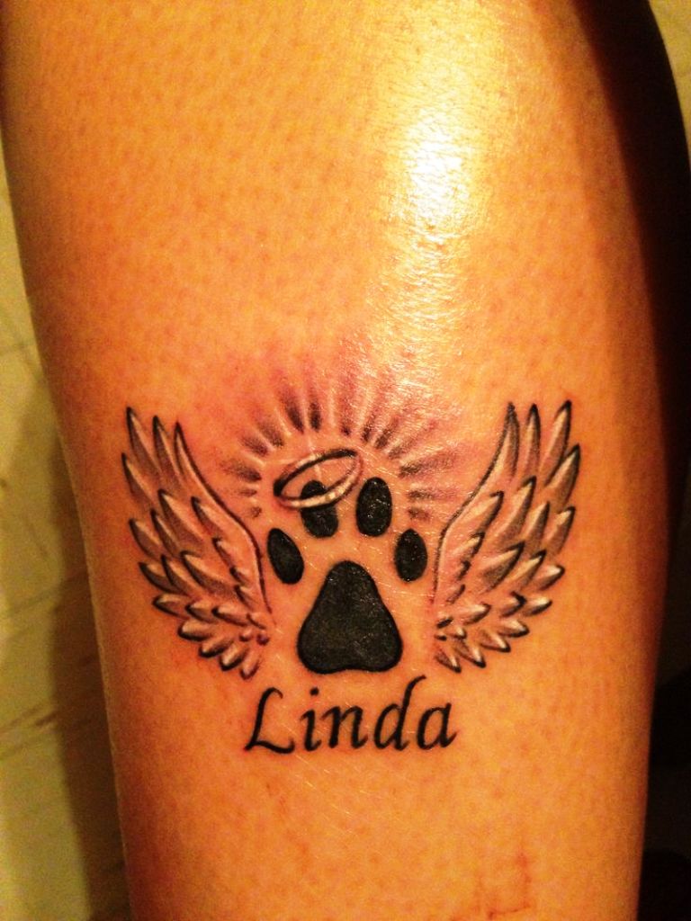 Loving Memory Dog Tattoos