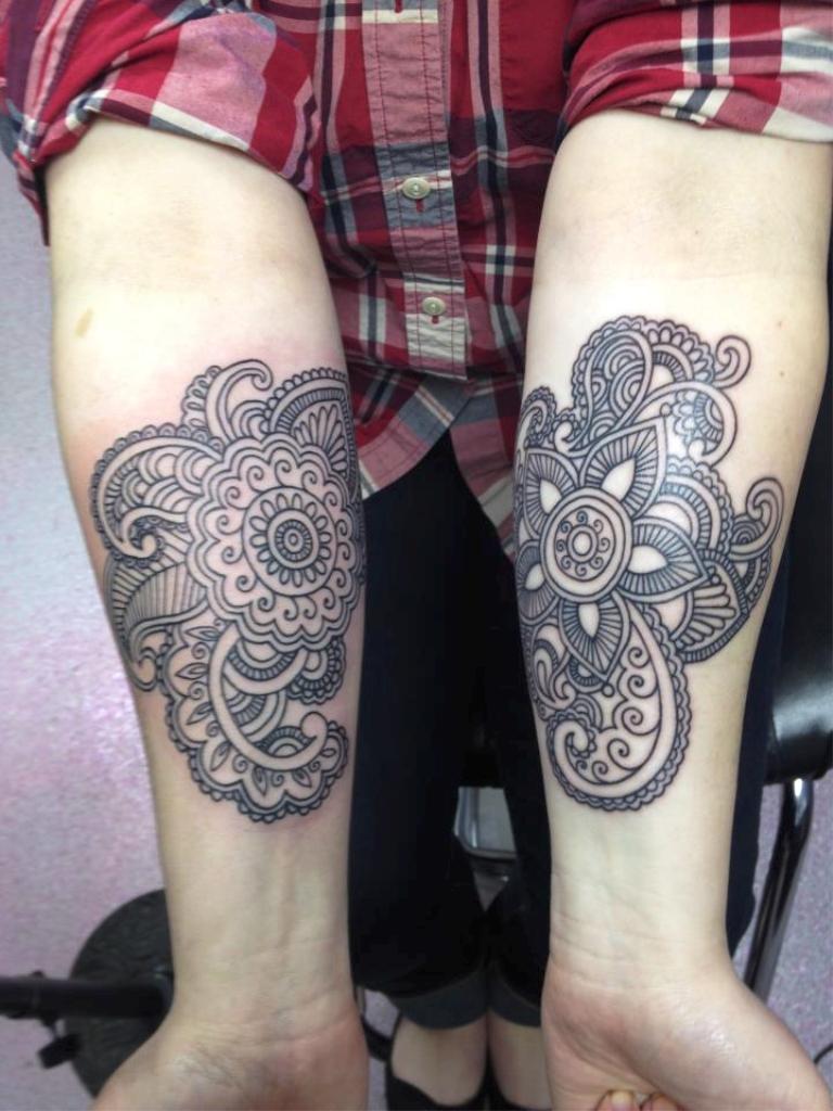 Mandala Forearm Tattoo Designs