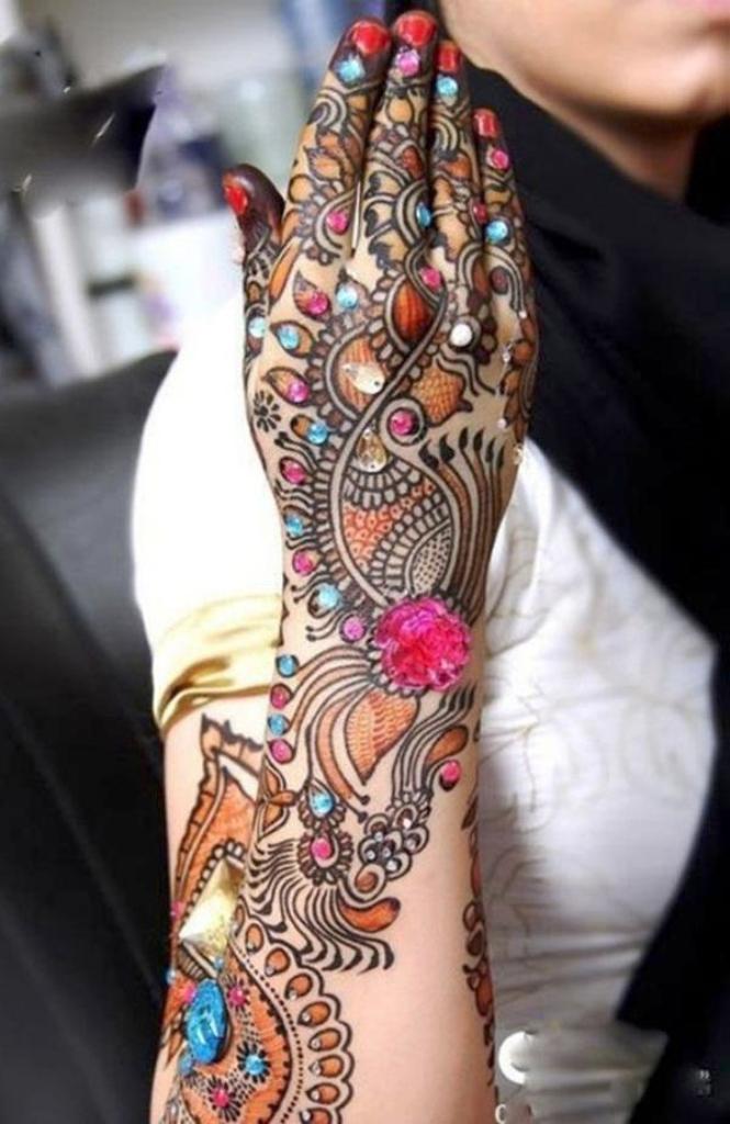 Mehndi Full Hand Tattoo Designs
