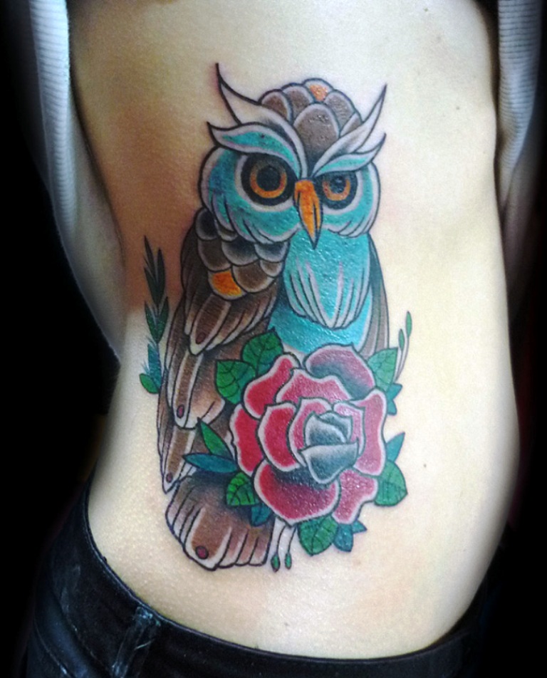 Owls Tattoos Design Women