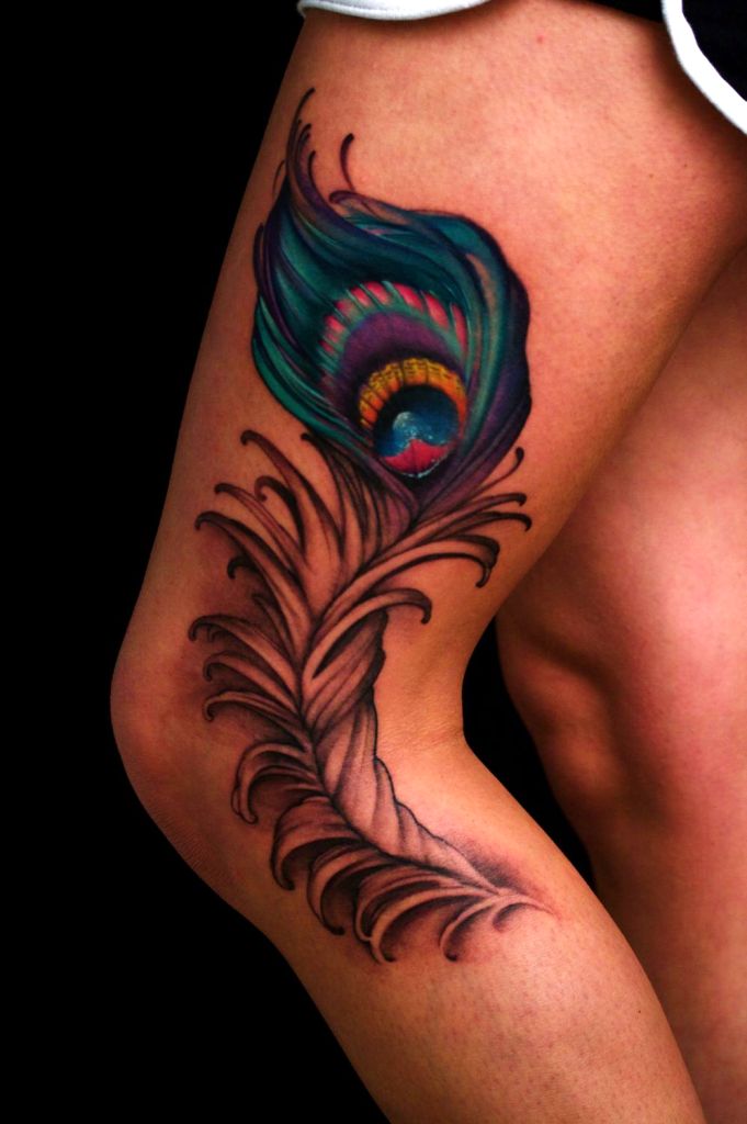 Peacock Feather Tattoo.