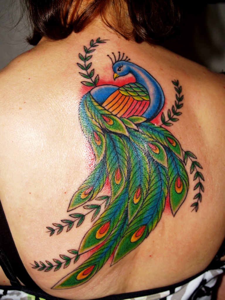 Peacock Tattoo Designs Women
