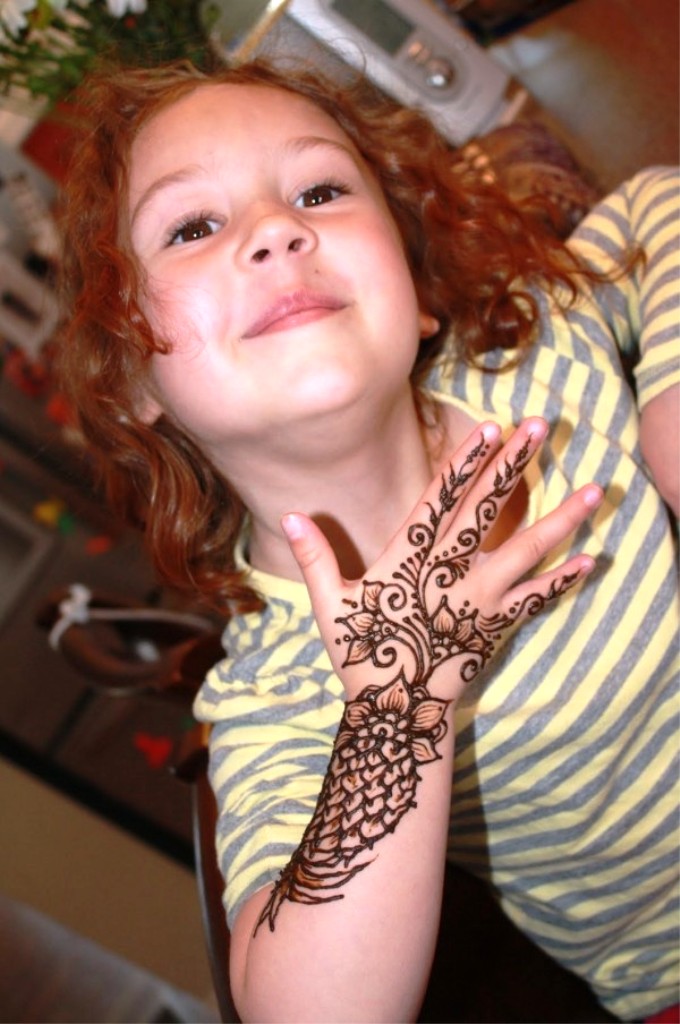 Simple Henna Designs Kids