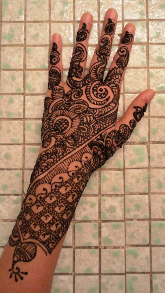 Simple Henna Designs On Paper