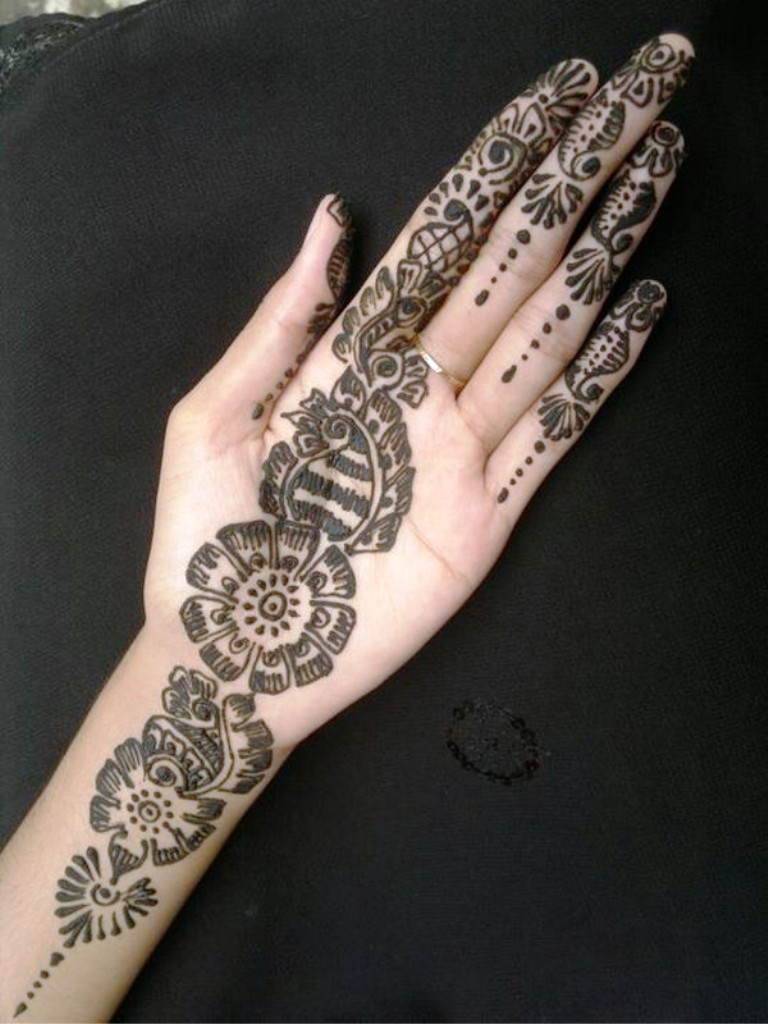 Simple Mehndi Designs for Hands Easy