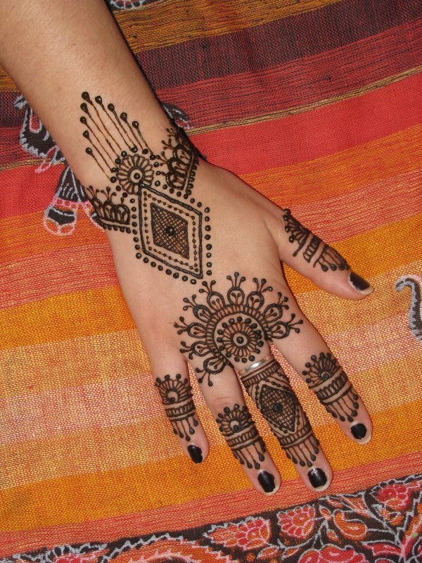 Simple Moroccan Henna Designs