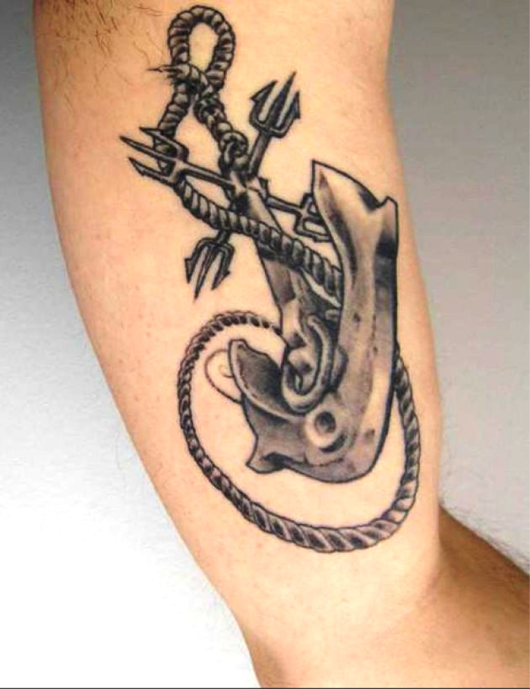 Small Anchor Tattoo....