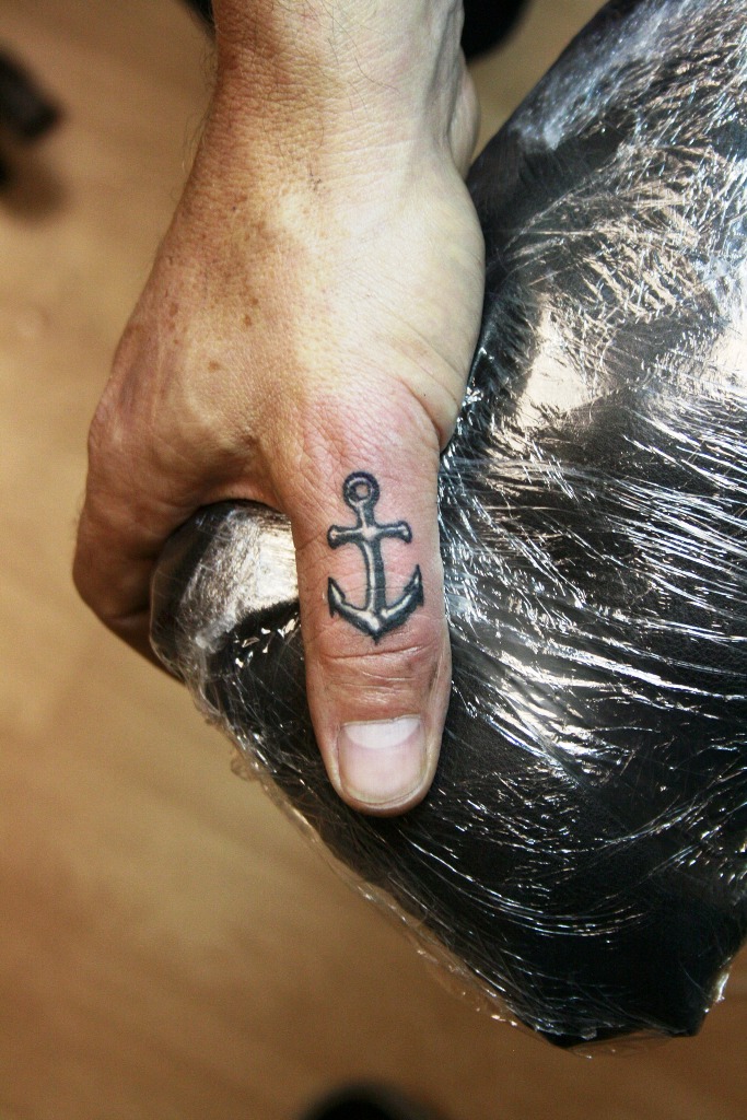 Small Anchor Tattoo