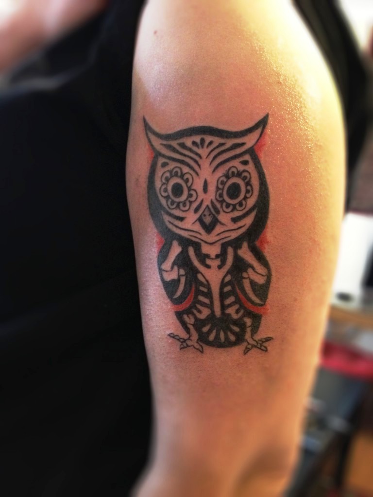 Small Owl Tattoo Designs