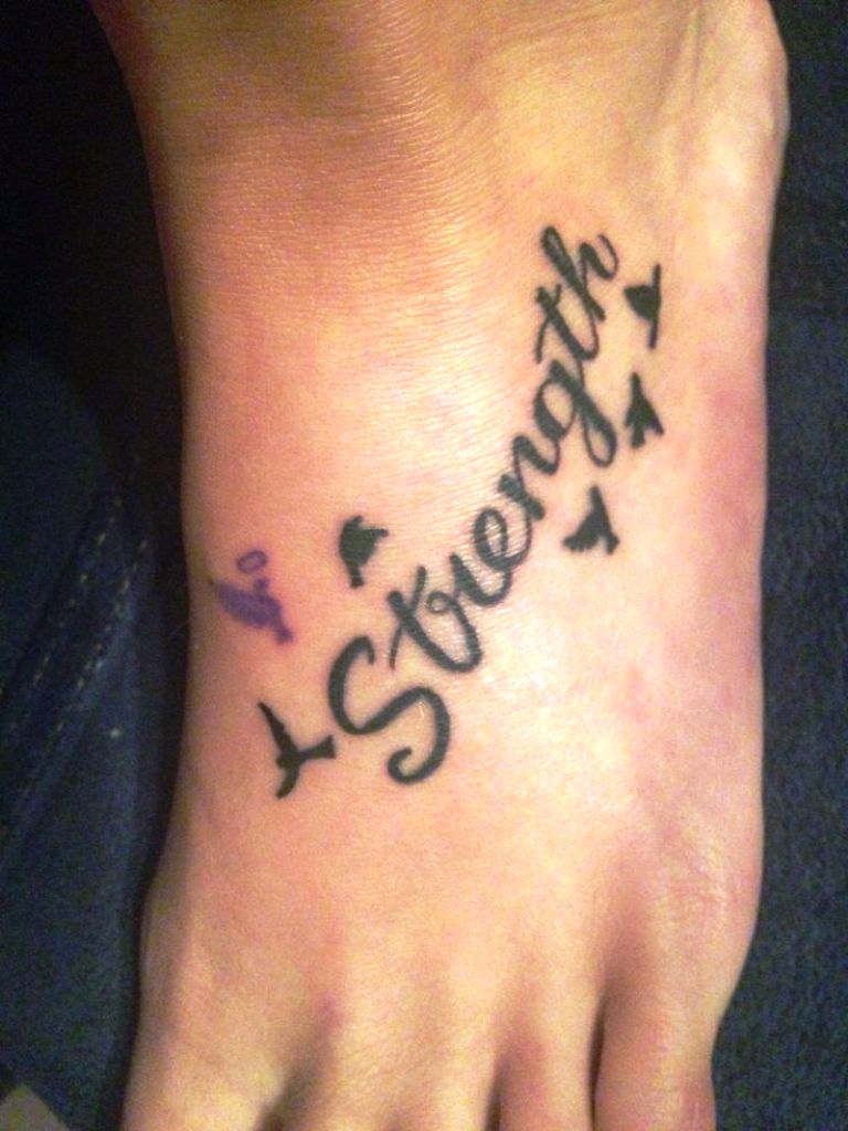 10 Small Strength Tattoos For Women Flawssy